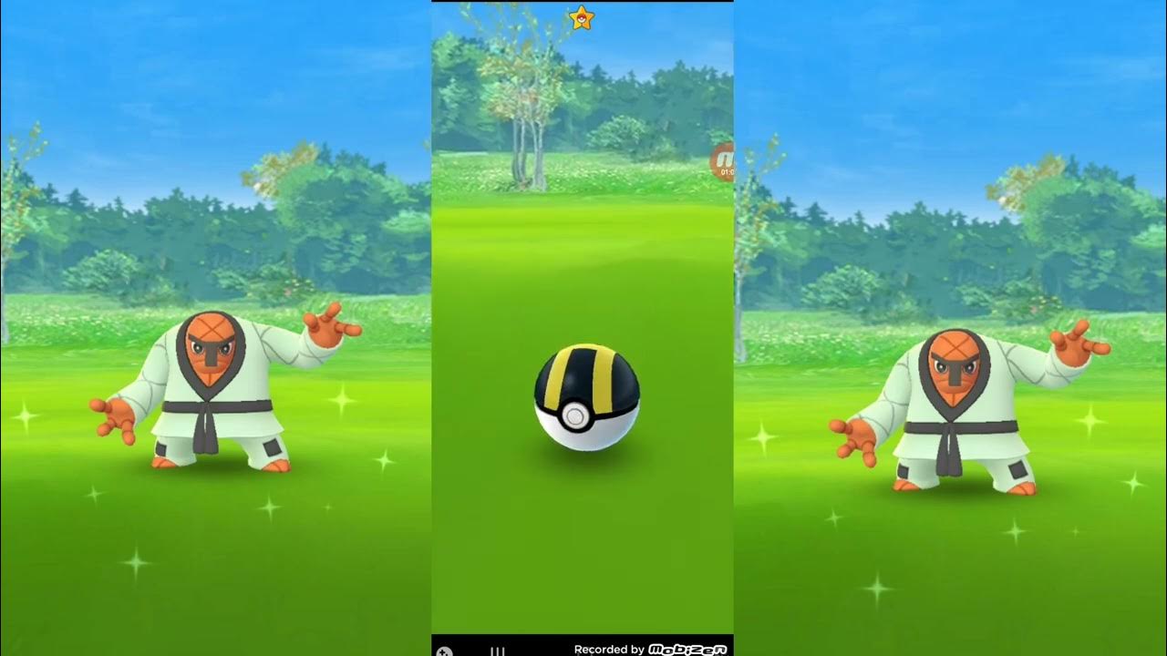 CAPTURANDO UN MARAVILLOSO ( THROH SHINY ) EN POKÉMON GO! YouTube