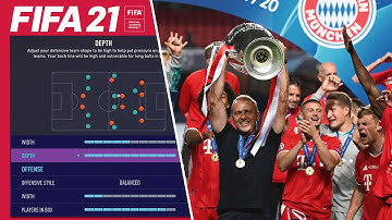 FIFA 21 CUSTOM TACTICS | HANSI FLICK BAYERN MUNICH 4-2-3-1 SYSTEM
