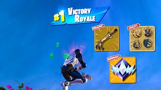 High Elimination Unreal Ranked Solo Win Gameplay (Fortnite Chapter 5 Season 2 Zero Builds)