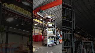 Warehouse too small? Foldable stacking racks help you save up to 80% of space!