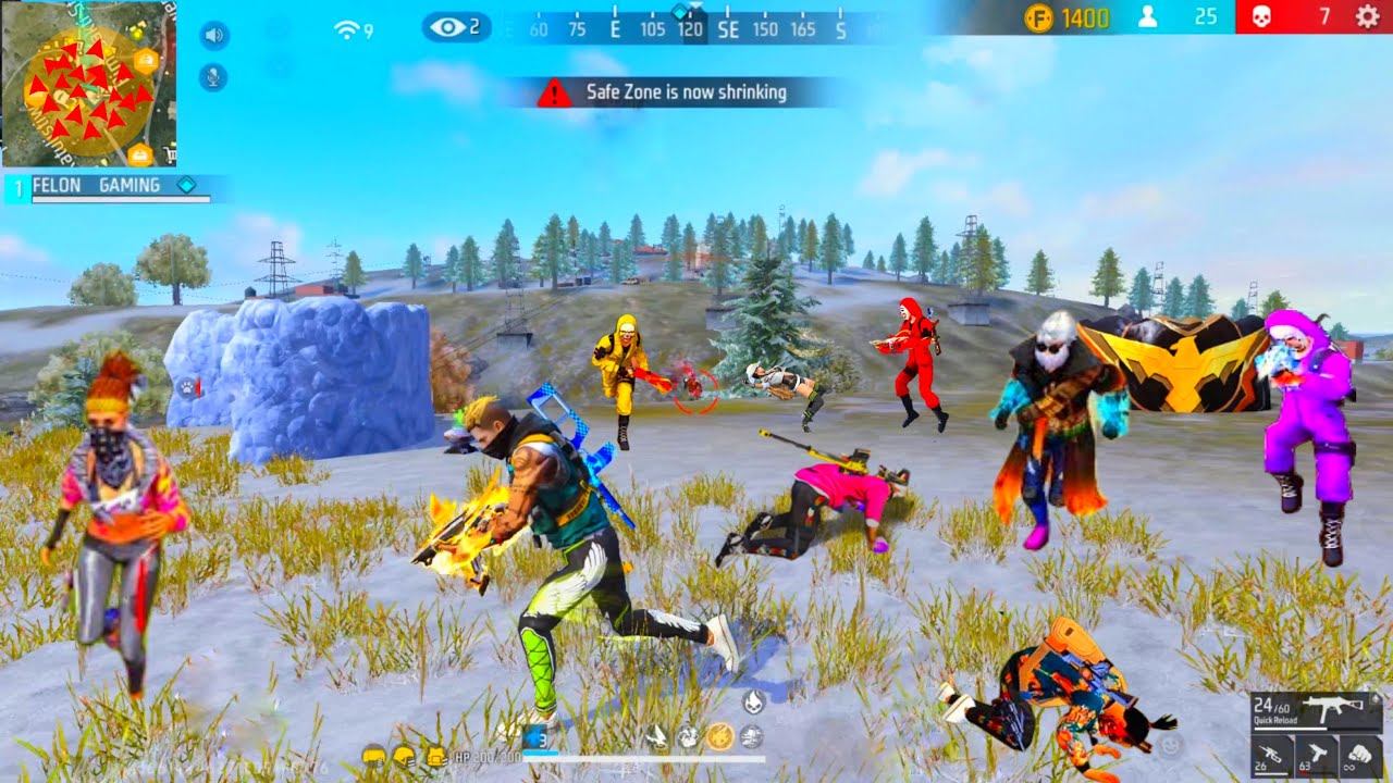 Ump Max And Vsk94 99% Headshot Rate ⚡| Solo Vs Squad Full Gameplay FREE FIRE