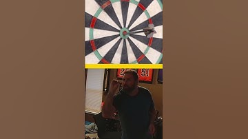 INSANE DART TRICKSHOT! 😱🔥 #darts #180 #trickshots