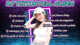 DJ TIKTOK TERBARU 2023 - DJ SATU RASA CINTA - DJ PERJALANAN HIDUP FULL ALBUM