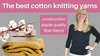 The best cotton knitting yarn