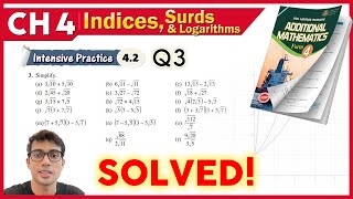 Intensive Practice 4.2 Q3 | Form 4 Add Maths Chapter 4