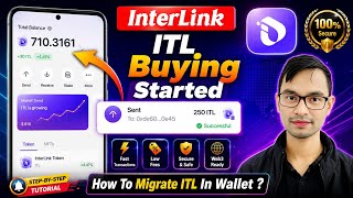 InterLink ITL Token Buying Started||InterLink Network New Update||How to Migrate InterLink ITLG