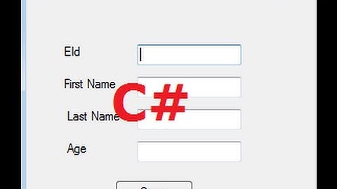 C# Tutorial 5: How To Open A Second Form using First Form