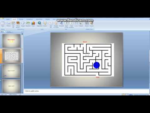 How To Make A Maze Game On Powerpoint