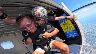 Tandem video w Tim skydiving in Zhills Florida