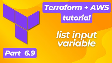 Terraform+AWS, part 6.9 | Input variables | List input variable | Beginner’s tutorial