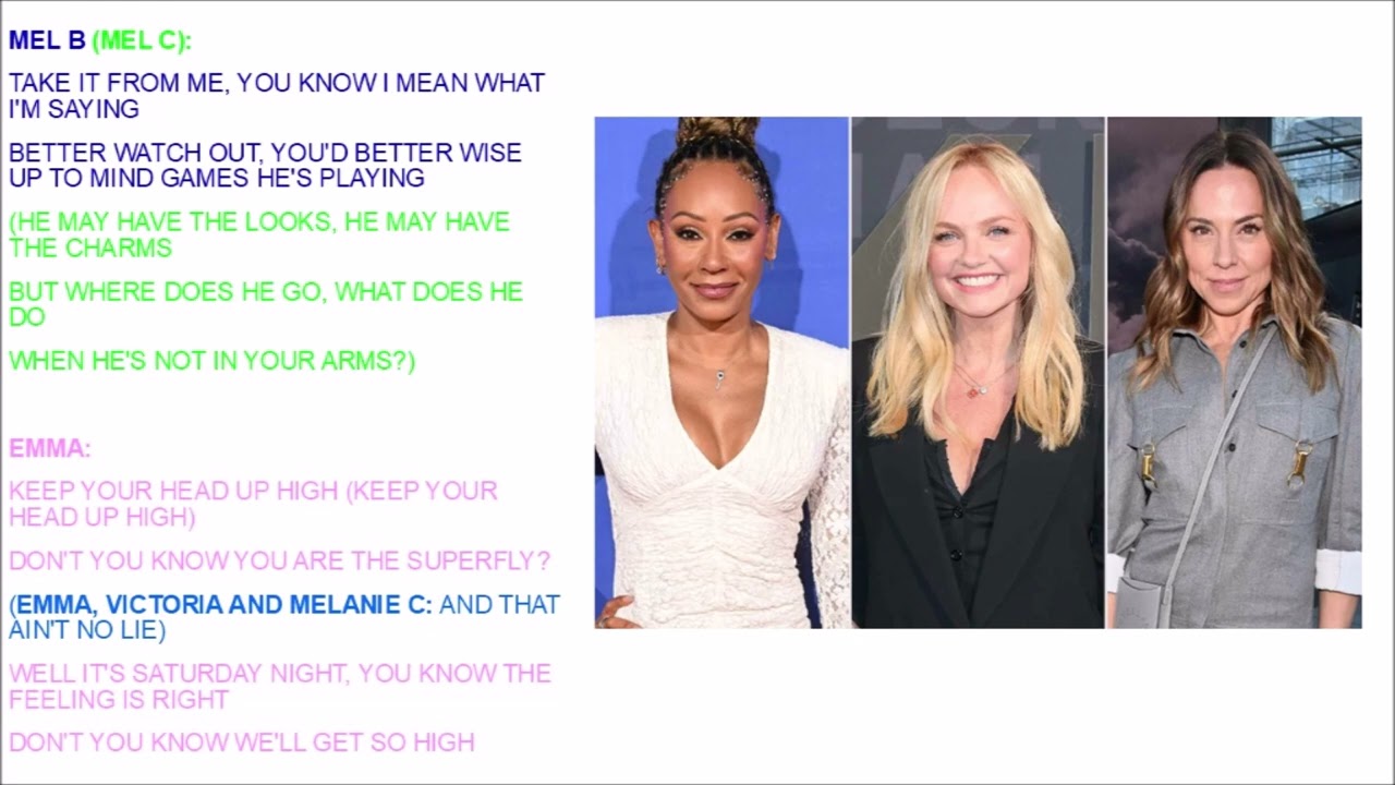 Saturday Night Divas Spice Girls Lyrics