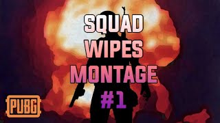 PUBG PAKISTAN: Squads Wipes Montage #1