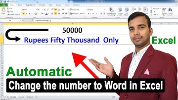 Change the number to Word in Excel with this formula