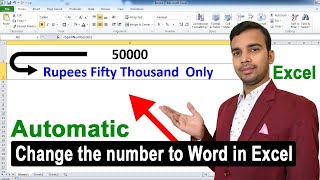 Change the number to Word in Excel with this formula screenshot 2