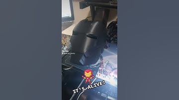 3d Printed Ironman Helmet #shorts #ironman #3dprinting #marvel