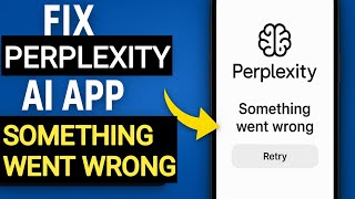 Famous How to fix perplexity Ai App something went wrong error | perplexity something went wrong error | Profile