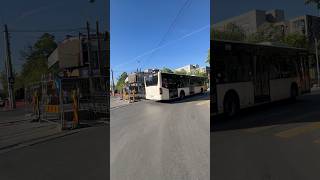Întrecere cu MB Citaro E4 #4848 la intersecția Diham pe linia 640 tranzitând Bd. Basarabia