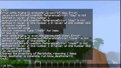 ScriptCraft deathstar()