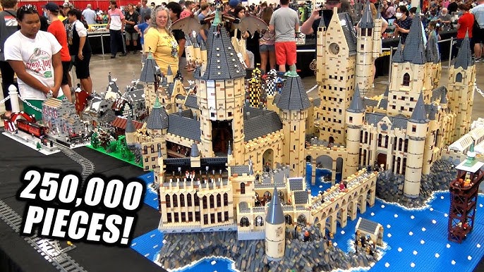 Massive Harry Potter Hogwarts Castle From 1,000,000 LEGO Bricks WORLD  RECORD 