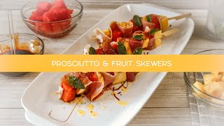 Proscuitto Watermelon Pinapple Skewers - Fabio's Kitchen - Season 5