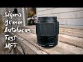 Sigma 30mm for MFT AMAZING Autofocus Test on Panasonic G9 Firmware 2.0