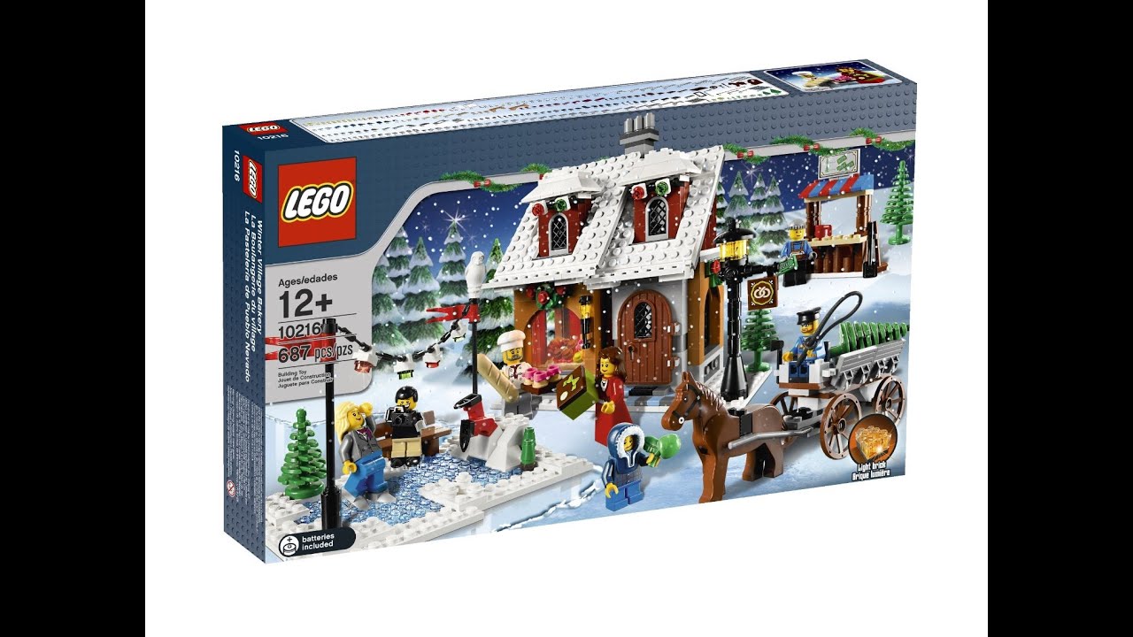 Winter Village Bakery - LEGO 10216 - Time Lapse