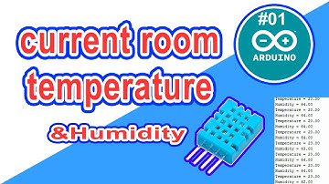 how to check current room temperature & humidity using arduino