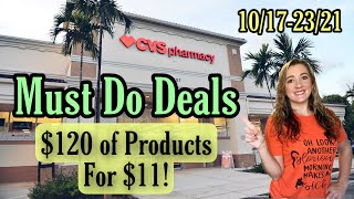 CVS Must Do Deals - Get $120 of Products for $11! Beauty Program Update 10\/17-23\/21