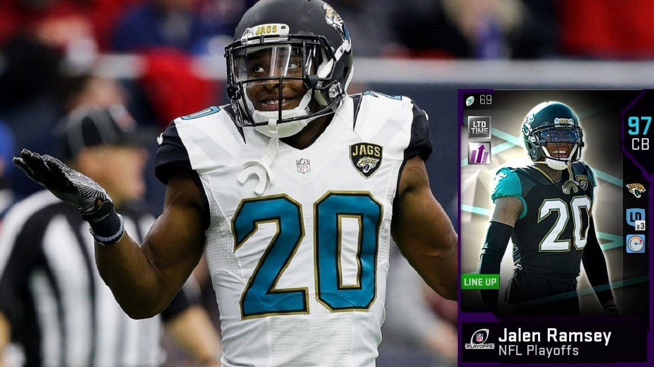 97 OVERALL JALEN RAMSEY IN A TRASH TALK GAME! WHAT IS HE EVEN SAYING? MADDEN 19 ULTIMATE TEAM