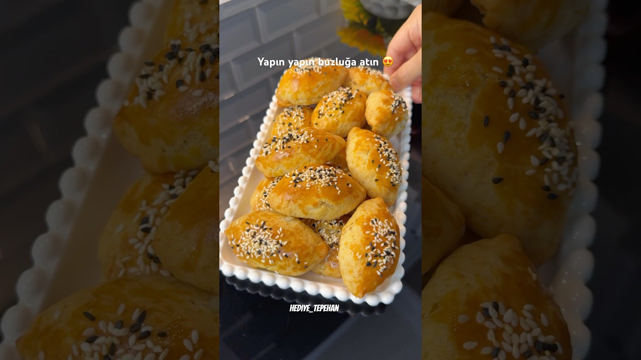 Buzluk için bayatlamayan mayasız kabartma tozlu poğaça 👌 Buzluk için bayatlamayan mayasız kabartma tozlu poğaça 👌