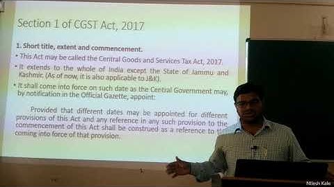#9 Extent and Definitions | Unit 2: GST | Goods and Services