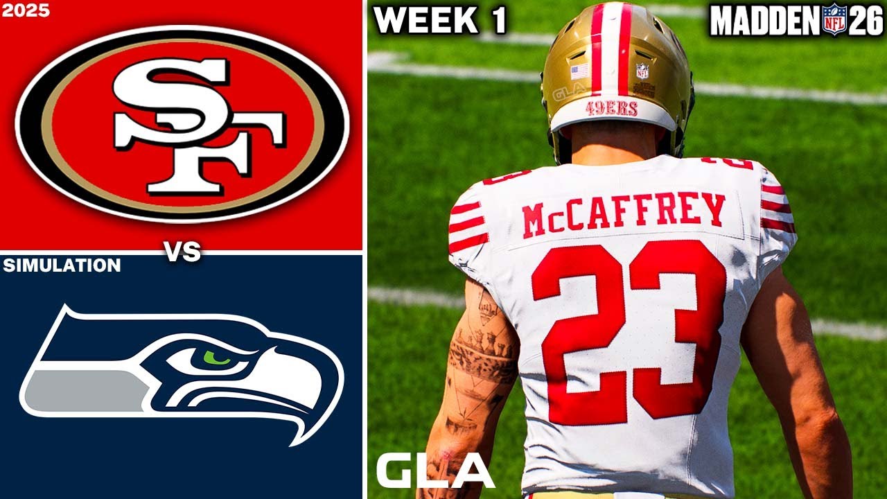 49ers vs. Seahawks | Week 1 Simulation | Madden 26 PS5 Gameplay