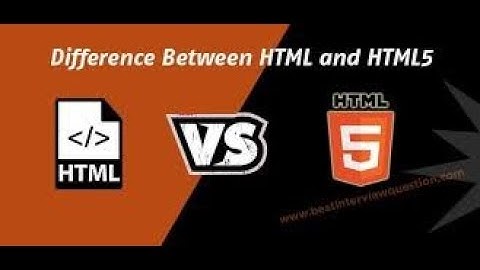 Differences between html and html5 | Html and Html5 Differences