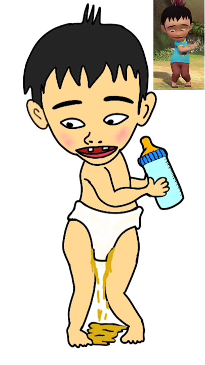 Upin ipin drawing meme #upinipinmeme #drawingmeme #shorts