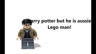 harry potter but he is aussie lego man!