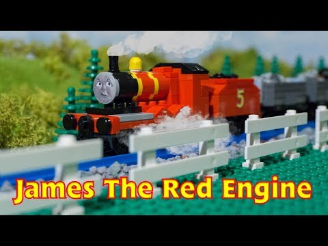 Squid1562 on X: Lego James the Red Engine!