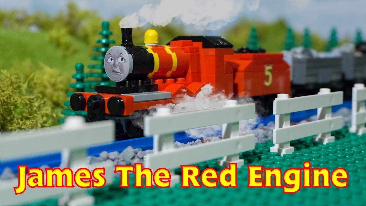 James the Red Engine (from Thomas & Friends) : r/lego