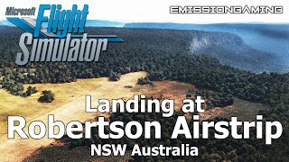 Landing at Robertson Airstrip - YRBN - Microsoft Flight Simulator