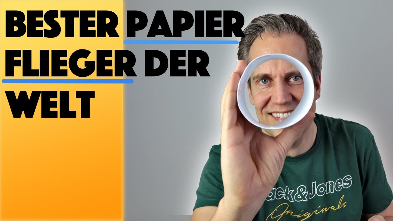 Gute papierflieger falten, bester papierflieger der welt! Papierflieger falten der weit fliegt