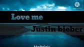 Justin Bieber Love Me With Lyrics Youtube Justin Bieber Love Me With Lyrics Youtube
