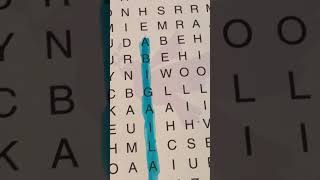 Doing a Bible word search. #shorts #buble #wordsearch #paula #rachel