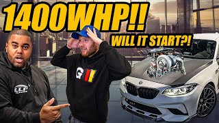 WE FIT RICKY'S 1400WHP B58 ENGINE IN 10 MINUTES!! *SAVAGE M140i BUILD*