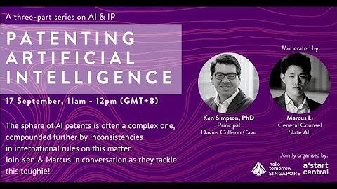 Patenting Artificial Intelligence