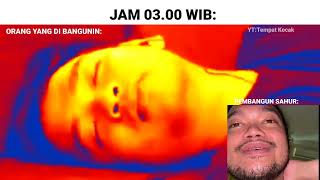 Potret Bangunin Sahurmeme Sahur Javierstoy