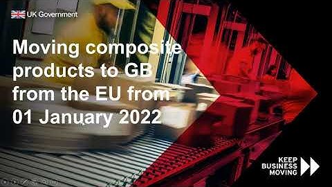Moving composite products between Portugal and GB