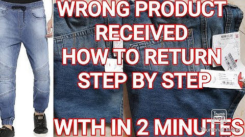 #AJIO🔥WRONG PRODUCT RECIVED//HOW TO RETURN WITHIN 2MINUTE// SIMPLE STEPS// WITH VERIFICATION//IMAGE