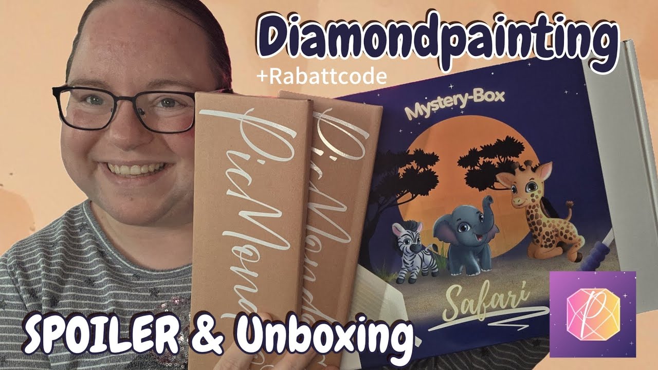 SPOILER& Reaction 😆 Diamondpainting Mysterybox Safari von Picmondoo