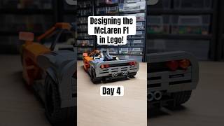 Day 4 of designing the McLaren F1 in Lego