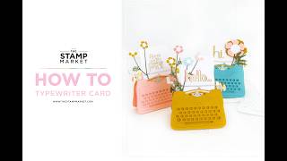TYPEWRITER CARD HOW TO