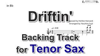 Driftin' (Herbie Hancock) - Backing Track with Sheet Music for Tenor Sax